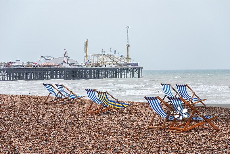 布莱顿宫殿码头图片素材