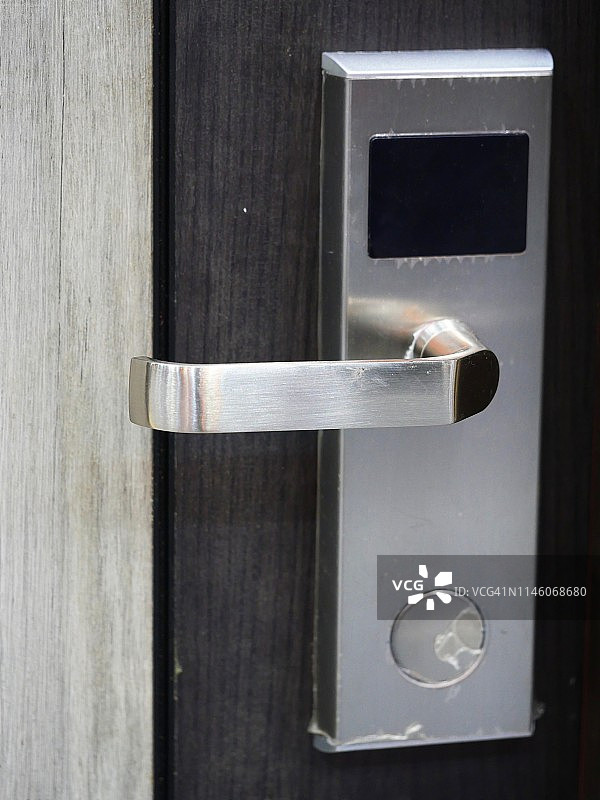 酒店电子门锁图片素材