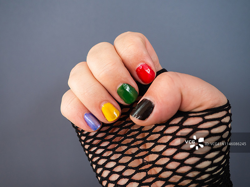 用手势交流的女人图片素材