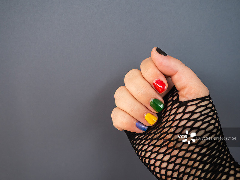 用手势交流的女人图片素材