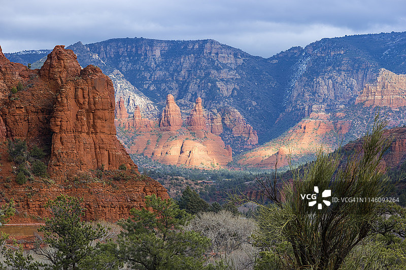 塞多纳的红色岩石图片素材