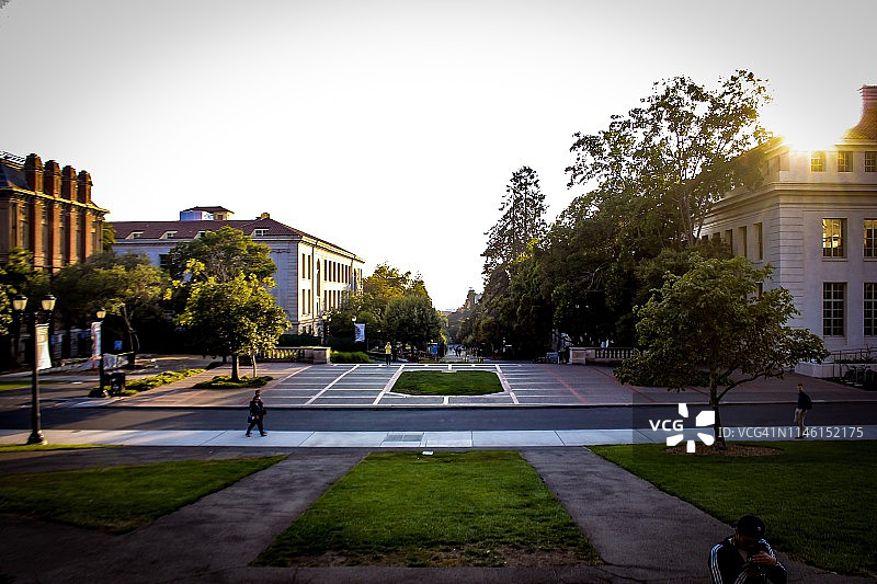 伯克利日落图片素材