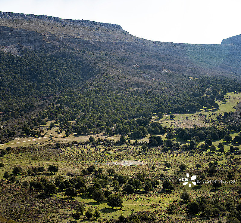 西班牙布尔戈斯悲伤山公墓图片素材