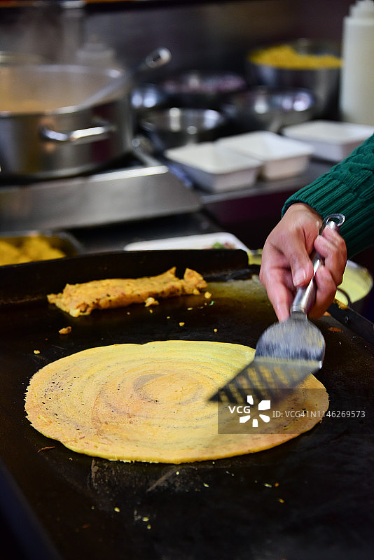 准备绿豆Dosa图片素材