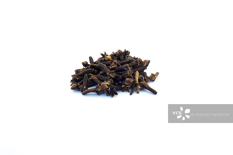 白色背景上的丁香图片素材