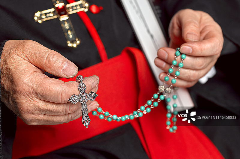 天主教神父／红衣主教图片素材