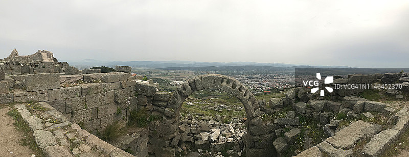 贝尔加马（帕加马）全景图片素材
