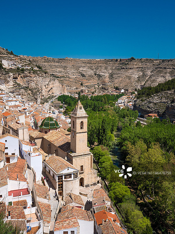 西班牙阿尔瓦塞特省阿尔卡拉德尔胡卡尔图片素材