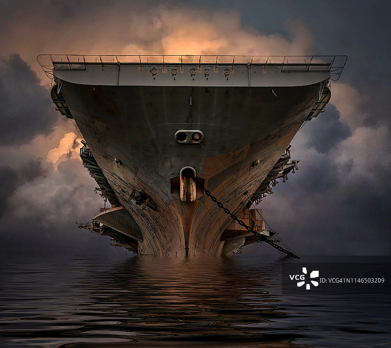 美国约翰·F·肯尼迪号航空母舰图片素材