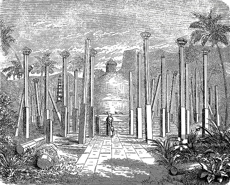 斯里兰卡图帕拉玛塔寺图片素材