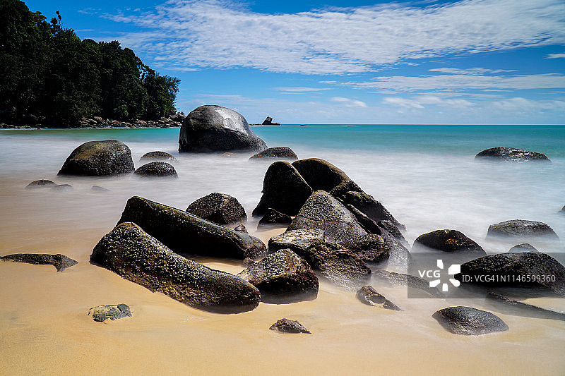 泰国普吉考拉克白沙滩图片素材