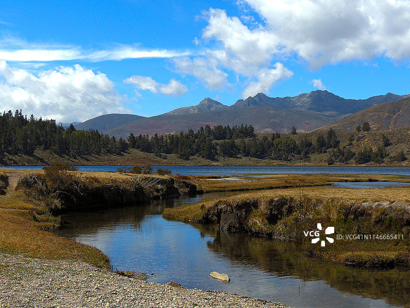 穆库巴日泻湖图片素材