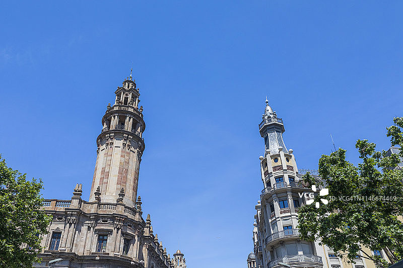 西班牙巴塞罗那的迷人建筑图片素材