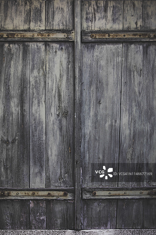 木制百叶窗图片素材