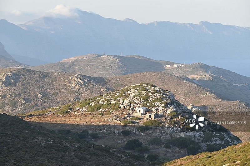 美丽的希腊风光（日落、海滩、街道）图片素材