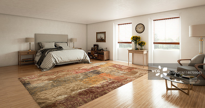 主卧室内景图片素材