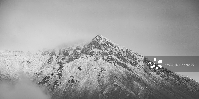 阿拉斯加雪山图片素材