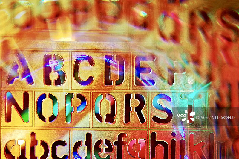 创意效果字母模版图片素材