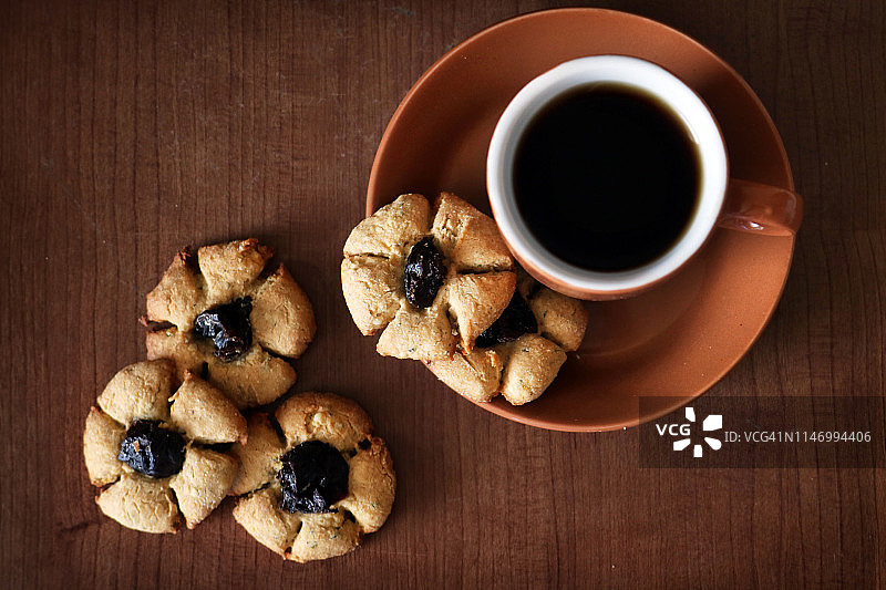 西梅燕麦酥饼图片素材