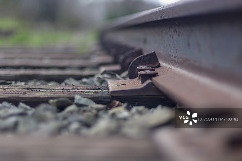 老火车轨道1图片素材