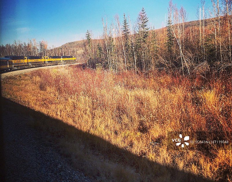 阿拉斯加铁路图片素材