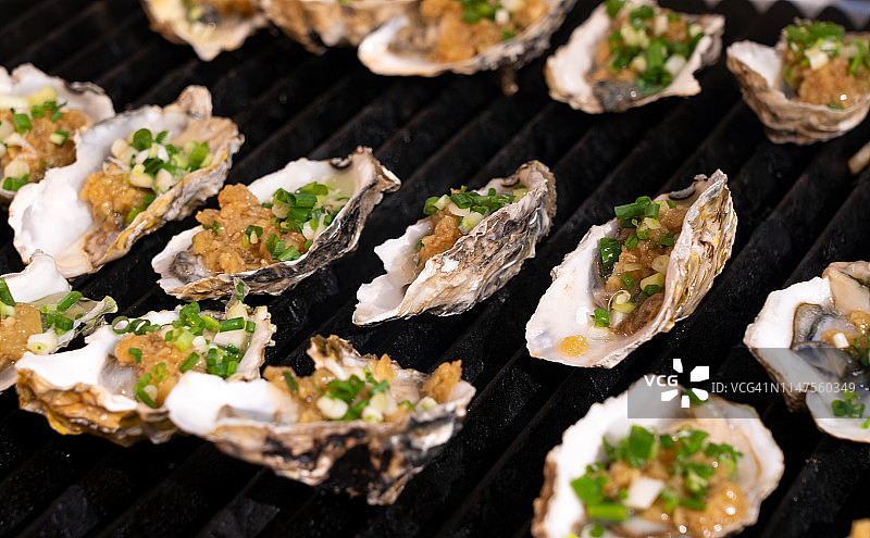 烤牡蛎图片素材