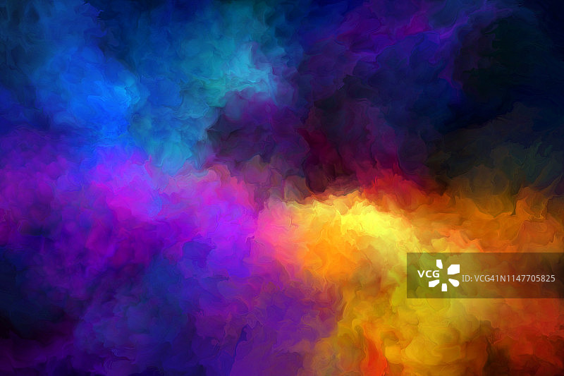 蓝色红色动态烟雾抽象背景图片素材