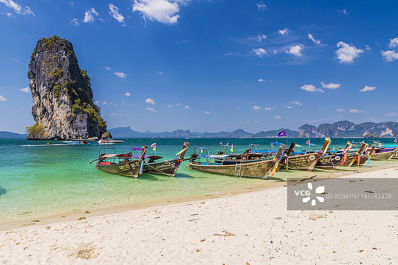 泰国甲米府奥南的波达岛，东南亚图片素材