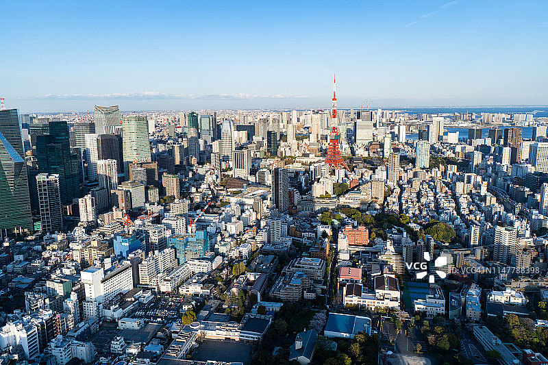 东京城市天际线图片素材