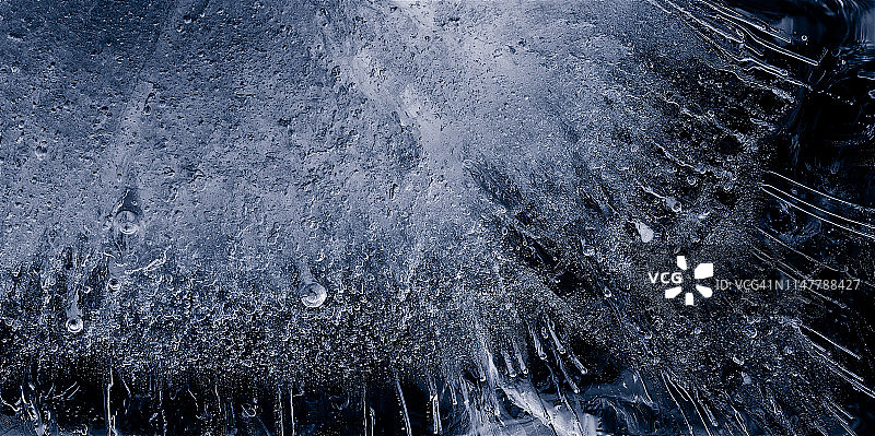 冰的特写镜头图片素材