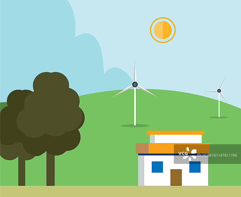 农村景观图片素材