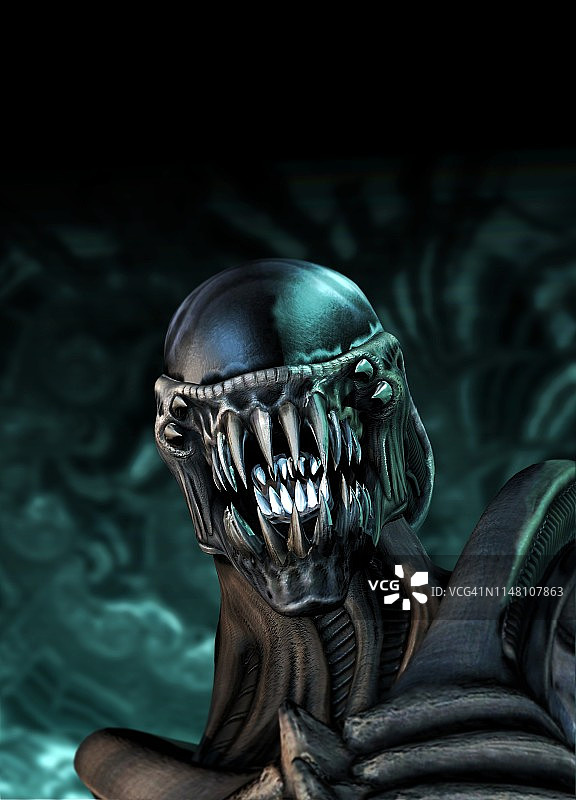 外星生物插画图片素材