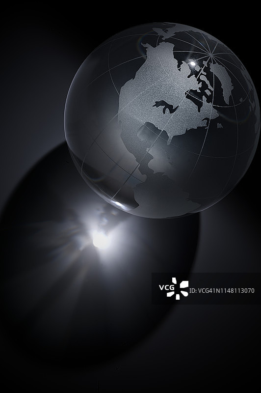 透明地球仪插画图片素材