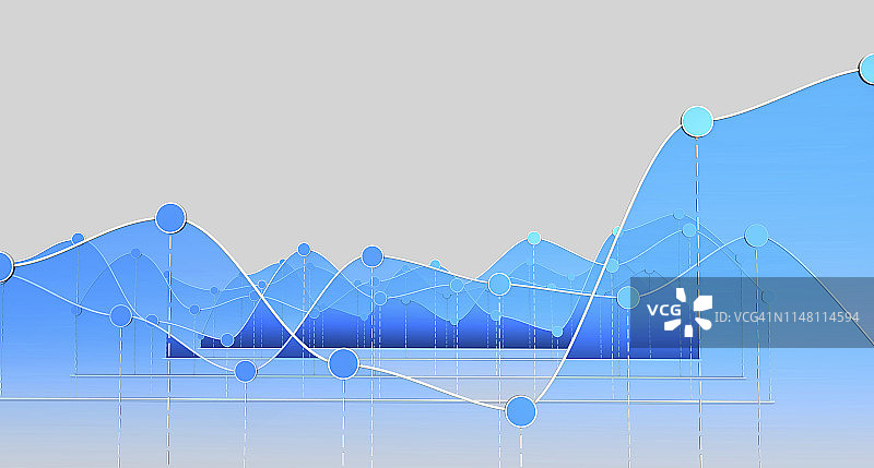 折线图插画图片素材
