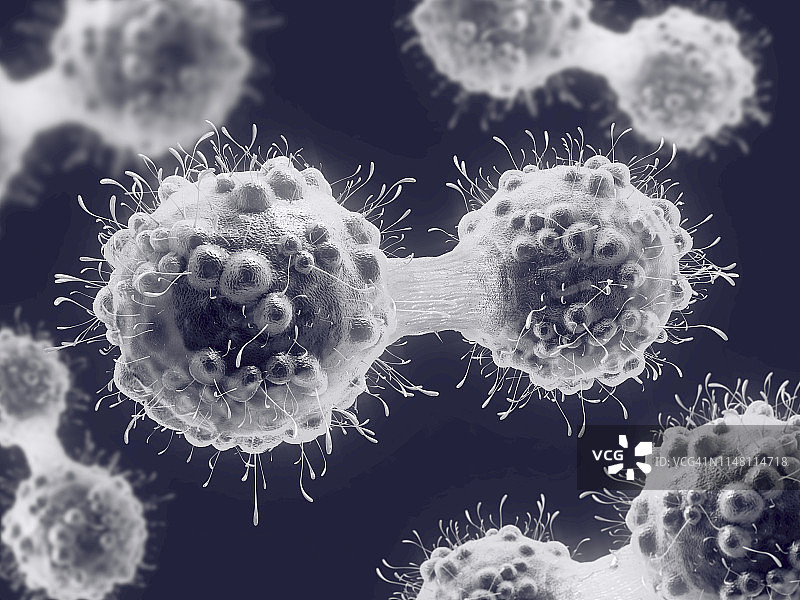 癌细胞分裂插图图片素材