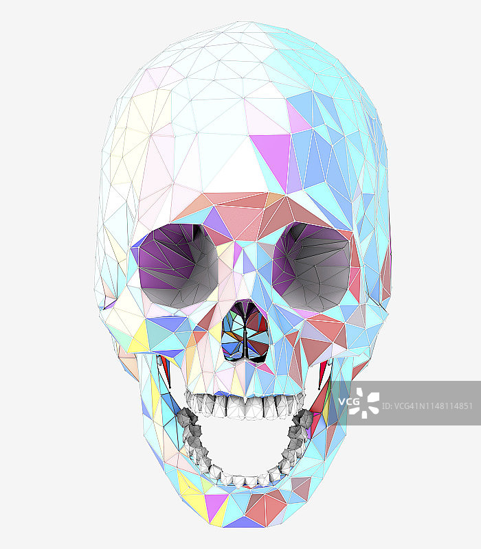 人类的头骨,插图图片素材