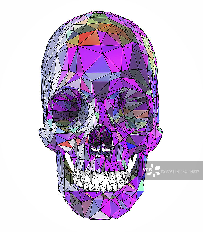 人类的头骨,插图图片素材