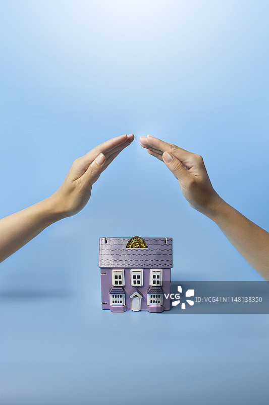 房屋所有权储蓄概念保护图片素材