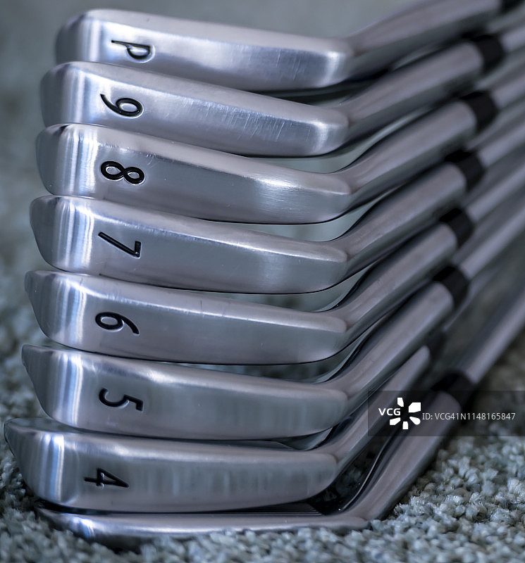 锻铁高尔夫球杆刀片图片素材