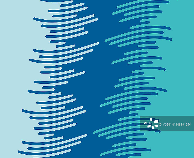 蓝色抽象波浪图片素材