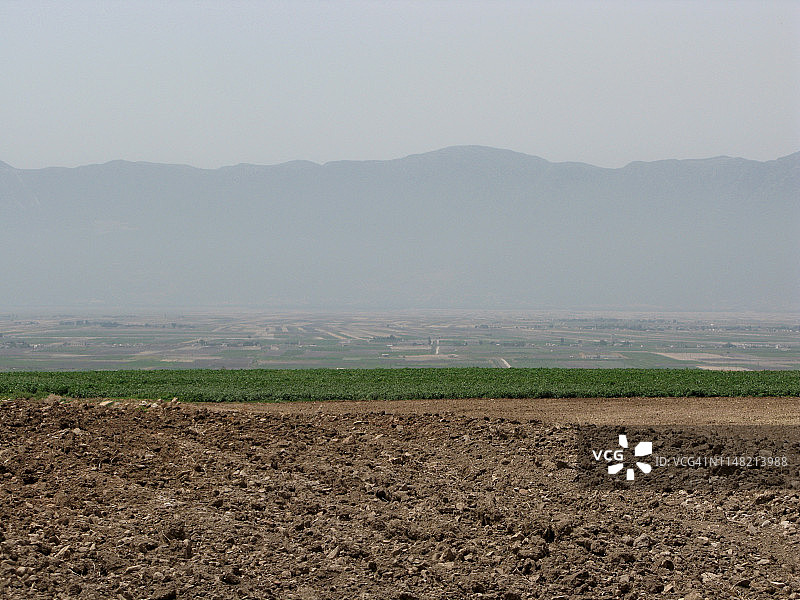 叙利亚的加卜平原和叙利亚沿海山脉图片素材