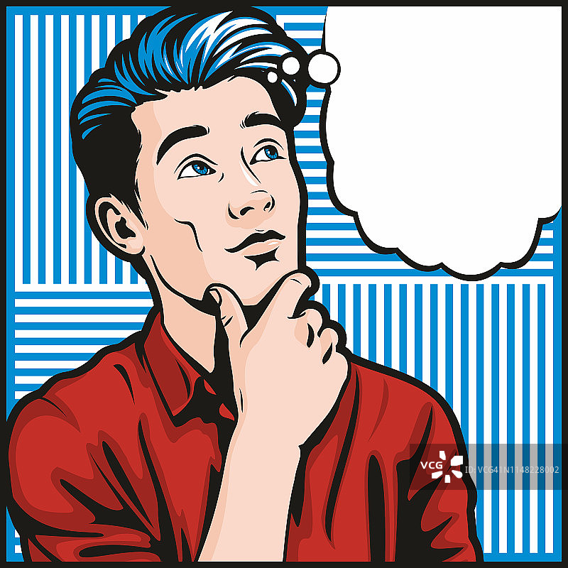 思考的男人图片素材