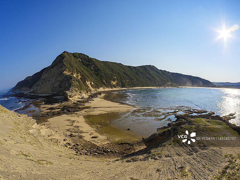 南非西开普省塞尔斯菲尔德附近格里克角的海岸风光图片素材