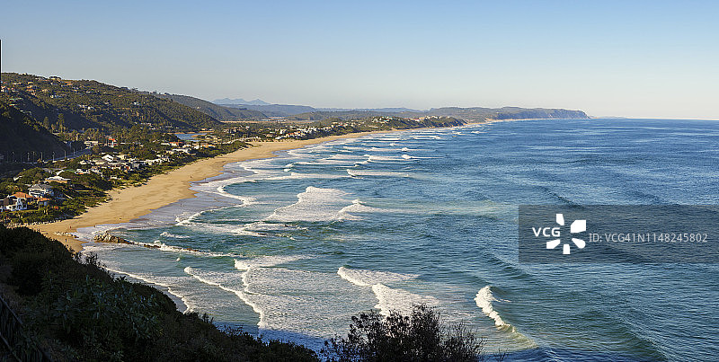 南非西开普省花园大道的原始海岸线图片素材