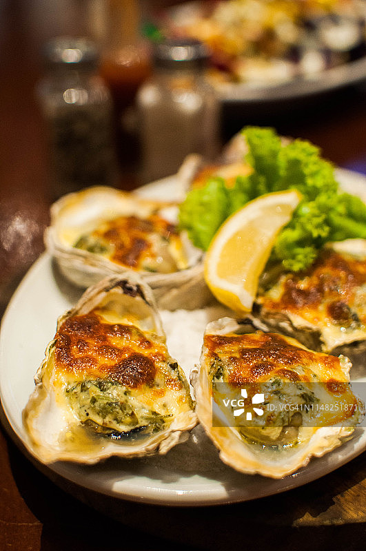 洛克菲勒生蚝美食图片素材