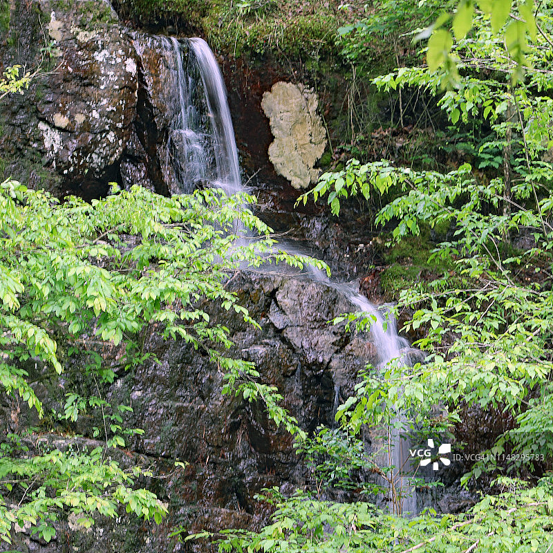 凯瑟琳湖瀑布，阿肯色州图片素材