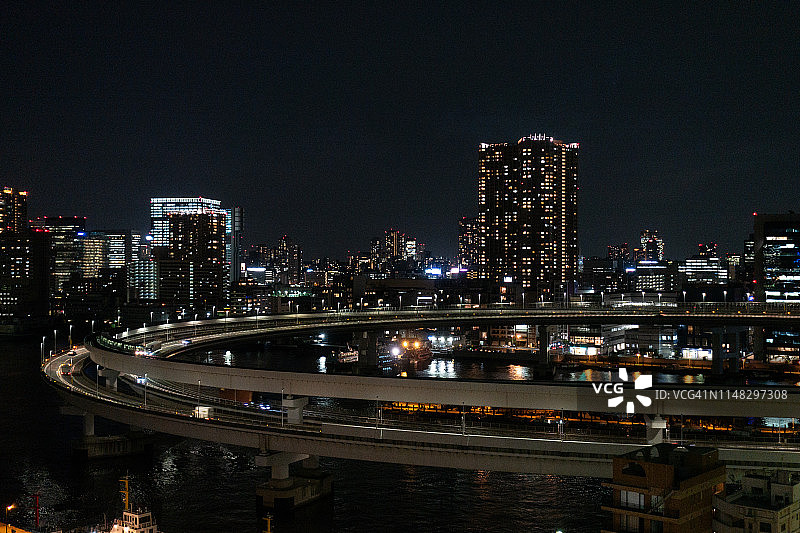 东京彩虹大桥图片素材