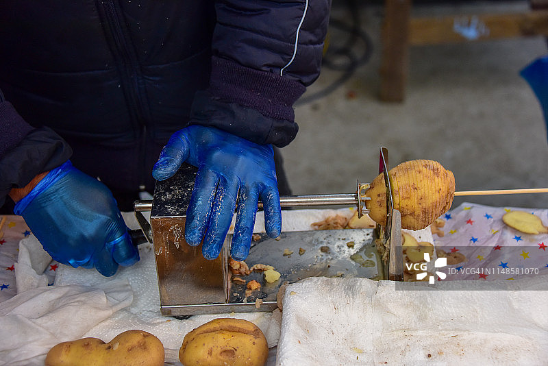 准备龙卷风土豆条图片素材