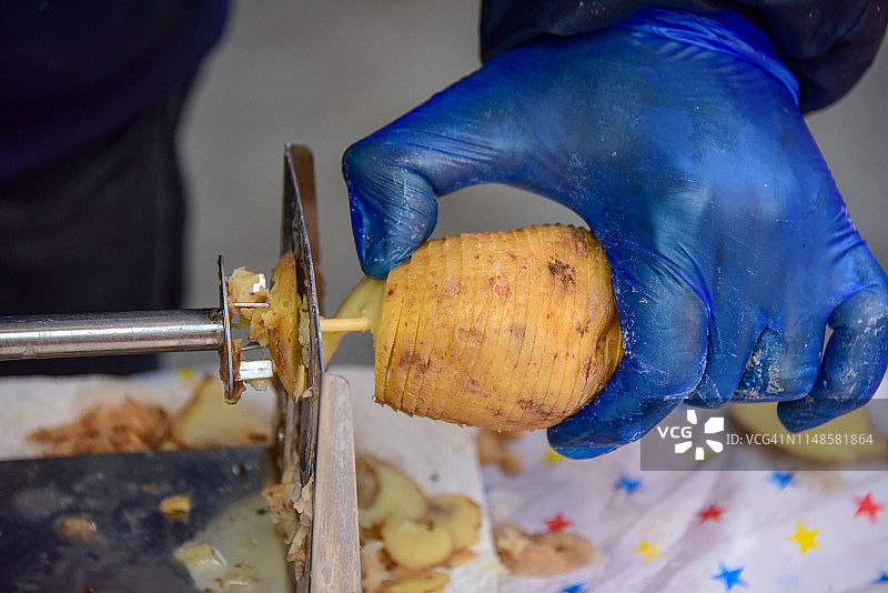 准备龙卷风土豆条图片素材