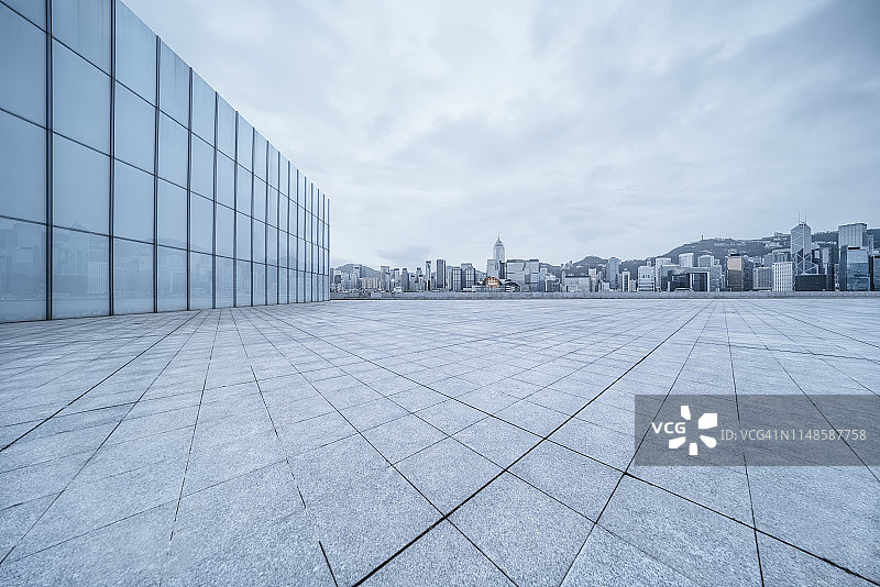 香港的空砖平台图片素材